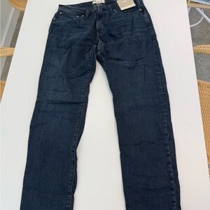 Madewell Men's Dark Blue Straight Jeans